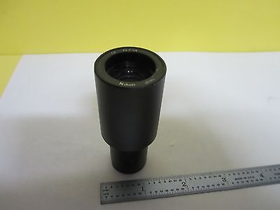 MIKROSKOPTEIL NIKON JAPAN OKULAR CF PL 2.5X OPTIK [gebogen] WIE BESEHEN BIN#T6-12