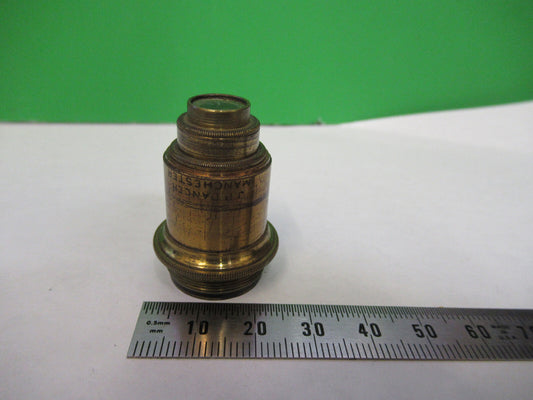 Jp Dancer Antique Brass Objective Microscope Part