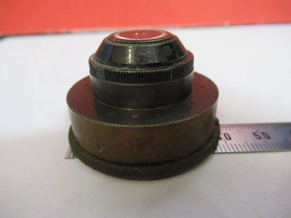 ANTIKE KONDENSATORBAUGRUPPE BAUSCH LOMB MIKROSKOPTEIL WIE ABGEBILDET &amp;S9-A-82 