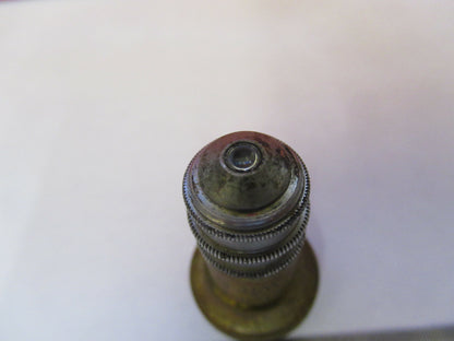 ANTIQUE BRASS CHARLES REICHERT WIEN AUSTRIA OBJECTIVE 7a MICROSCOPE PART 8Z-A-46