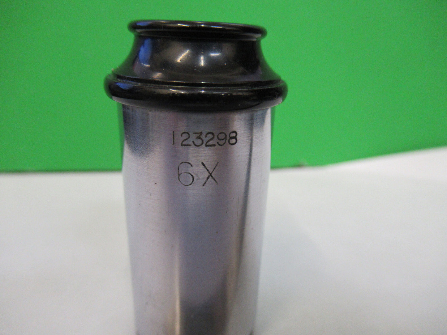 Antique 6X Eyepiece Lens Optics Microscope Part