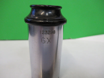 Antique 6X Eyepiece Lens Optics Microscope Part