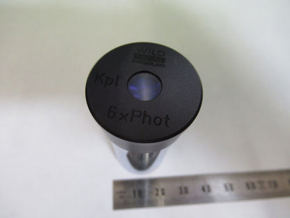 MIKROSKOPTEIL OKULAR WILD HEERBRUGG SWISS 6xPhot WIE ABGEBILDET S8-A-98