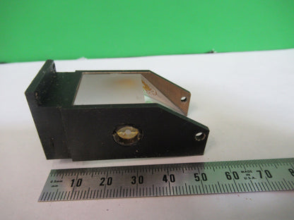 ANTIQUE BAUSCH LOMB PRISM HEAD OPTICS MICROSCOPE PART AS PICTURED S4-B-09