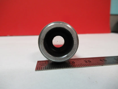 ERNST LEITZ GERMANY "3" 10X OBJECTIVE OPTICS MICROSCOPE PART AS PICTURED T9-A-41