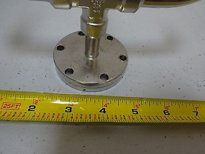 HIGH VACUUM MANIFOLD PINCH OFF ASSEMBLY CF CONFLAT 2.75"  AS IS BIN#TB-1