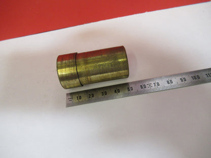 ANTIQUE BRASS ERNST LEITZ GERMANY EMPTY OBJECTIVE CANISTER AS PICTURED Y5-A-16