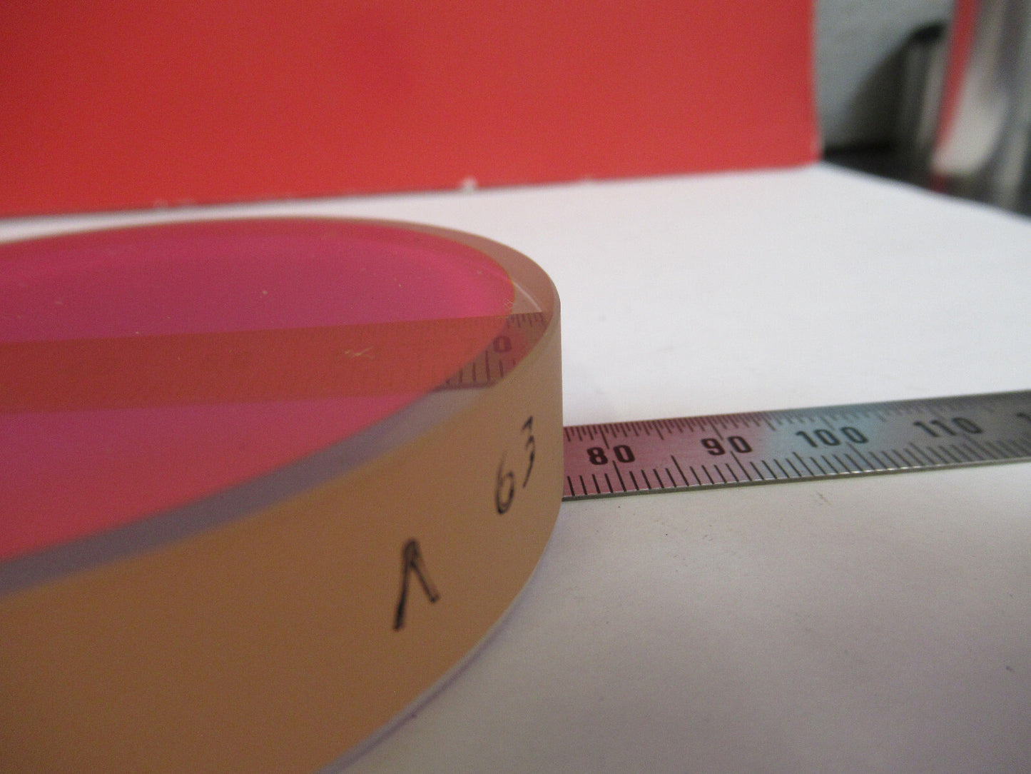 OPTICAL FLAT COATED DICHROIC ZERODUR PRO ZYGO LASER OPTICS AS PICTURED T9-A-31