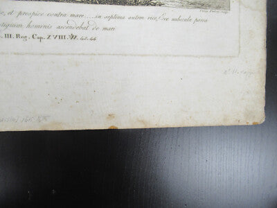 Antique Etching Italia Rome Circa 1810 Gaspard Dughet Pietro Parboni