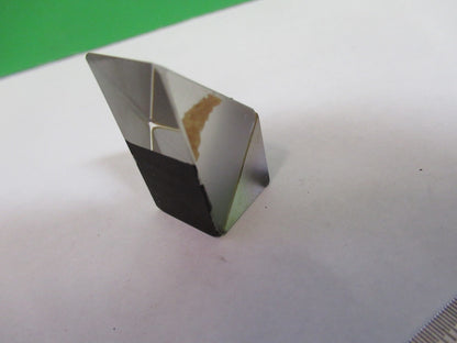 BAUSCH LOMB GLASS PRISM HEAD OPTICS MICROSCOPE PART AS PICTURED Q7-B-35