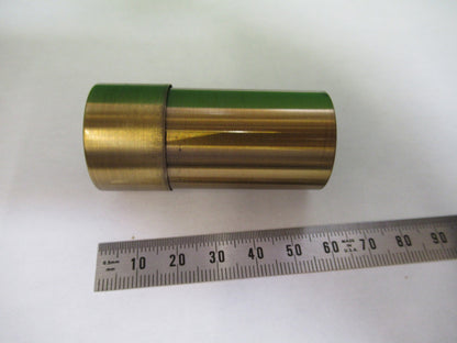 ANTIQUE BAUSCH LOMB BRASS CAN OBJECTIVE MICROSCOPE PART AS PICTURED  V1-A-03