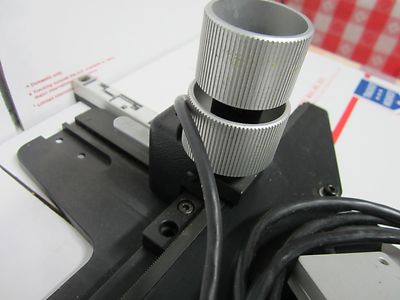 MICROSCOPE PART STAGE MICROMETER LEITZ LEICA ORTHOPLAN ERGOLUX  ETC. BIN#60-531