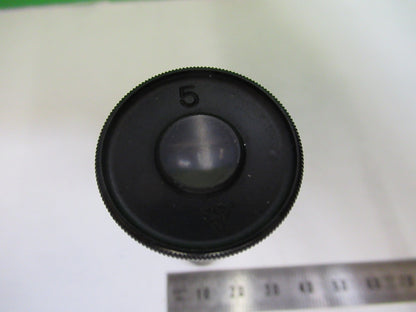 ANTIQUE BAUSCH LOMB 5X WF EYEPIECE OCULAR MICROSCOPE PART As Pictured V1-A-10