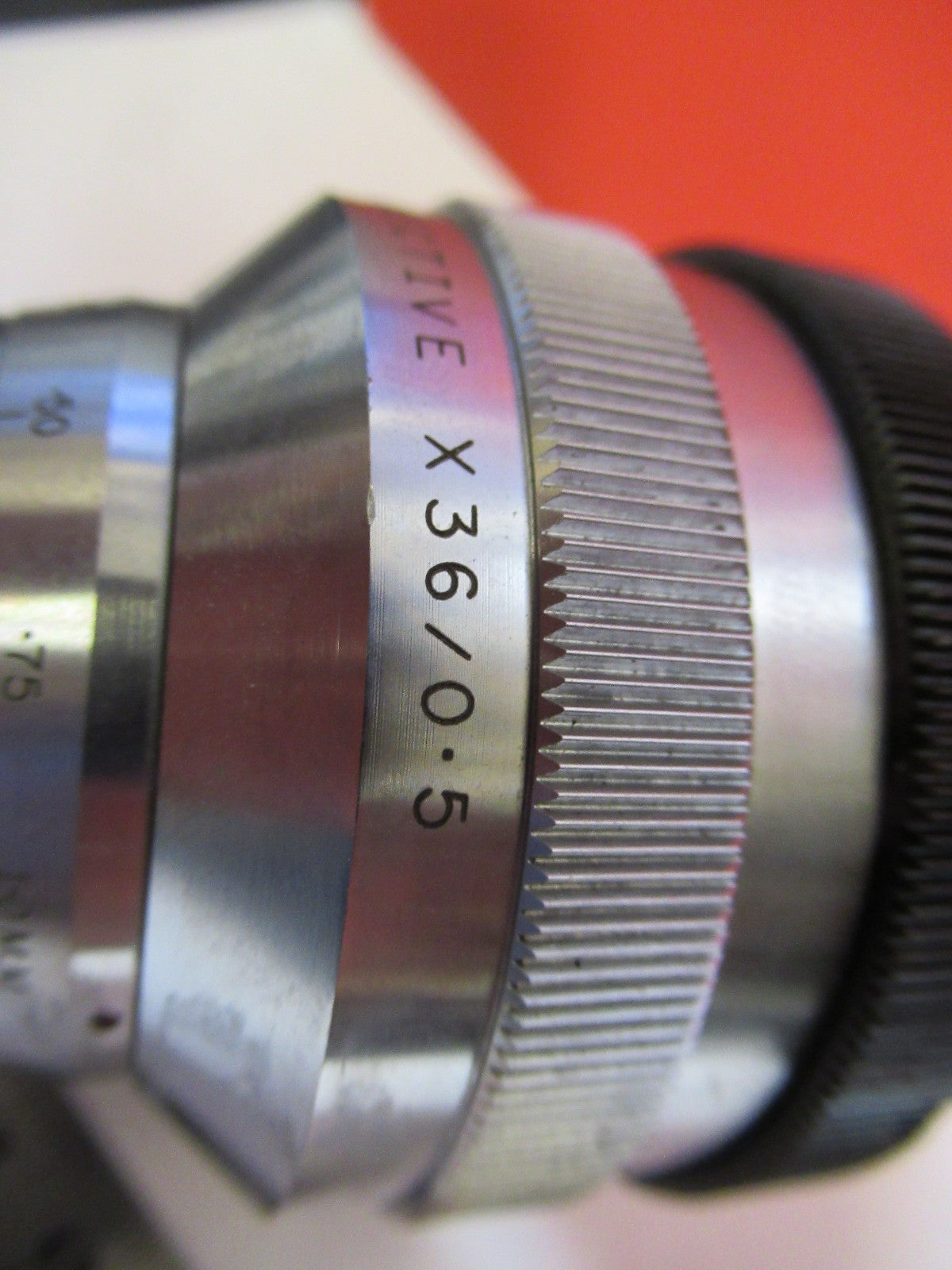 BECK UK REFLECTIVE OBJECTIVE 36X RARE OPTICS MICROSCOPE PART AS PICTURED T7-A-82