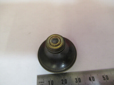 ANTIQUE BRASS NACHET OBJECTIVE FRANCE MICROSCOPE PART AS PICTURED &F6-B-17