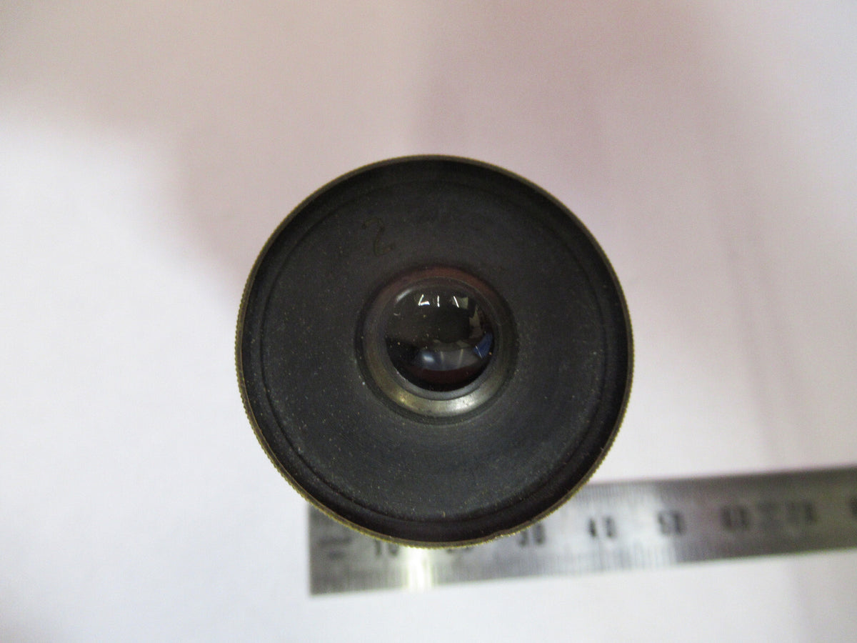 ANTIQUE BECK LONDON "2" EYEPIECE OCULAR MICROSCOPE PART AS PICTURED &S6-A-29