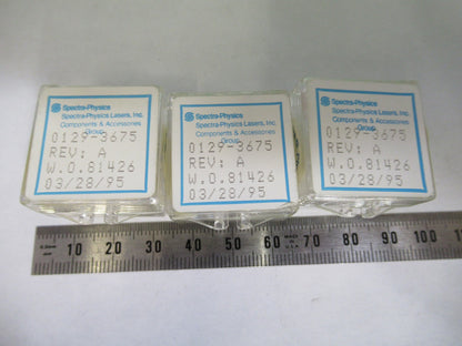 LOT OPTICAL SPECTRA PHYSICS COATED LENS PHOTONICS OPTICS as pictured T3-B-41