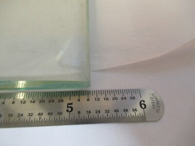 GLASS STAGE [dirty] PLATE SPECIMEN MICROSCOPE PART AS PICTURED &A3-B-10