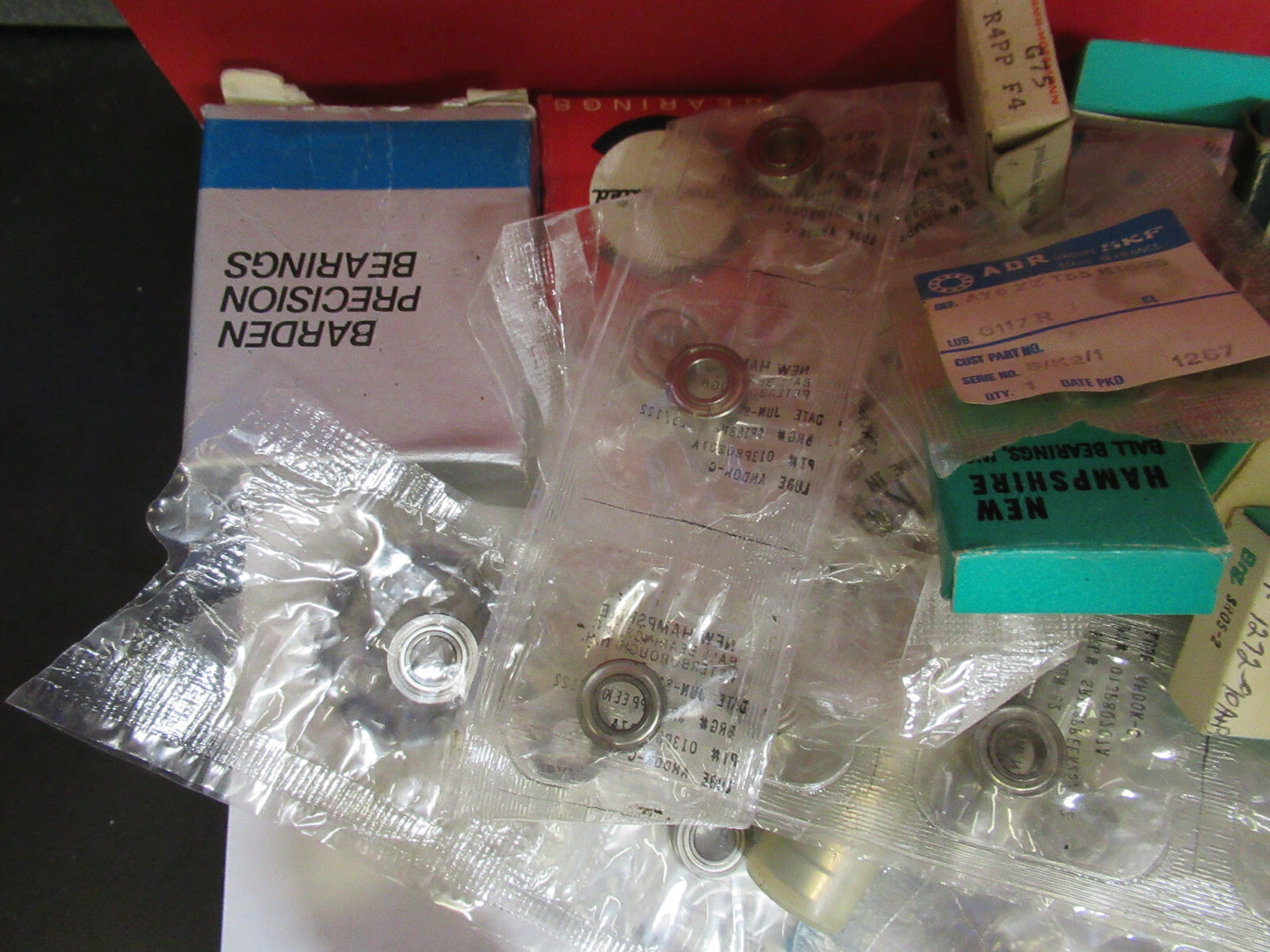 LARGE LOT of SMALL BEARINGS MICROSCOPE PART AS PICTURED T9-A-63