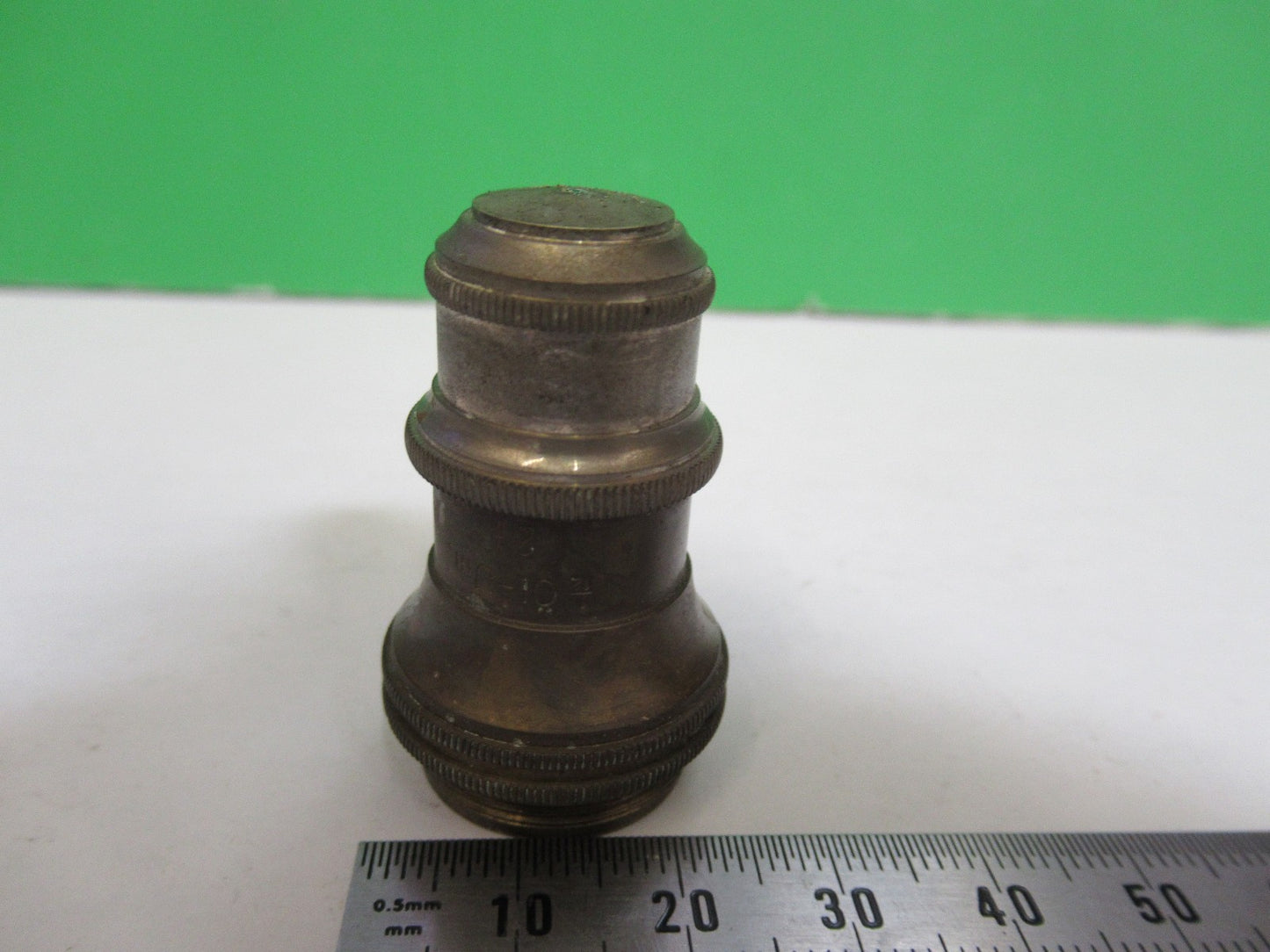 ANTIQUE GERMAN OBJECTIVE BUSCH LENS OPTICS MICROSCOPE PART AS PICTURED T8-B-43