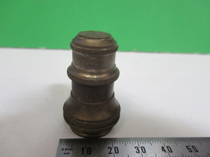 ANTIQUE GERMAN OBJECTIVE BUSCH LENS OPTICS MICROSCOPE PART AS PICTURED T8-B-43