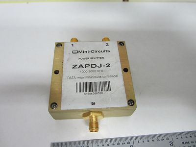 MINI CIRCUITS ZAPDJ-2 POWER SPLITTER 2GHz RF MICROWAVE FREQUENCY AS IS BIN#J4-35