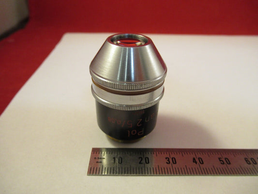 Carl Zeiss AG Germany Pol Objective 2.5X Microscope Part Optics