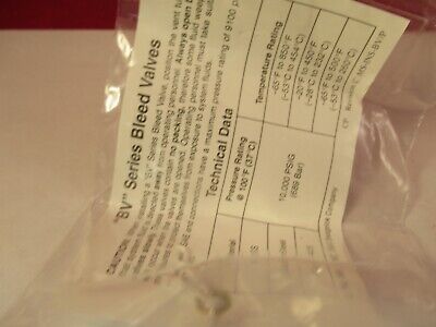 SWAGELOK WHITEY SS318 BLEED VALVE ??? PURGE AS PICTURED 8-B-05