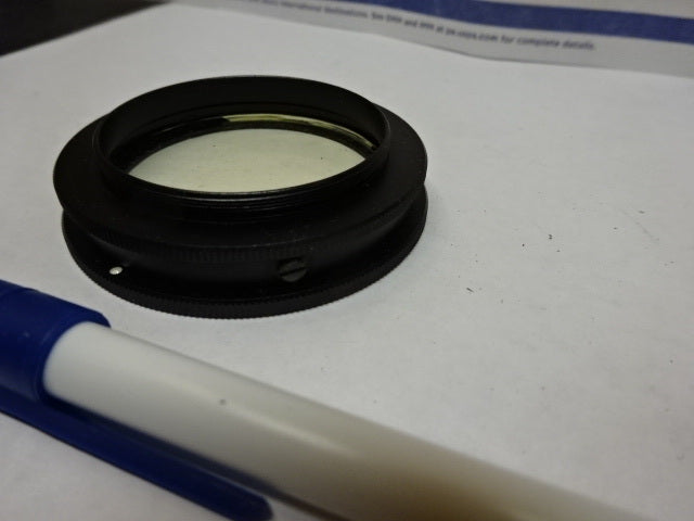 MICROSCOPE PART STEREO COVER LENS OPTICS AS IS #82-20