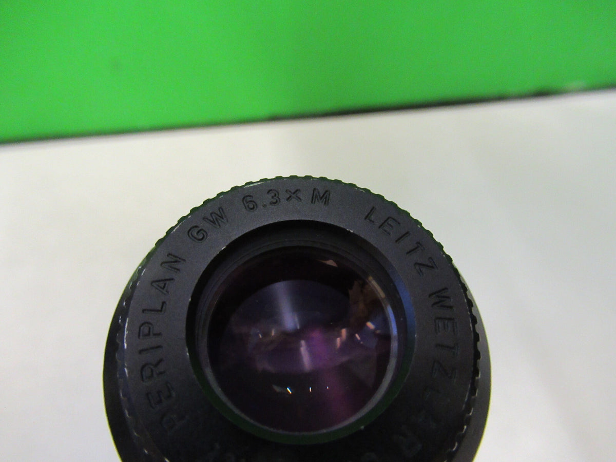 Ernst Leitz Wetzlar Gw 6.3XM Eyepiece Ocular Optic Microscope Part