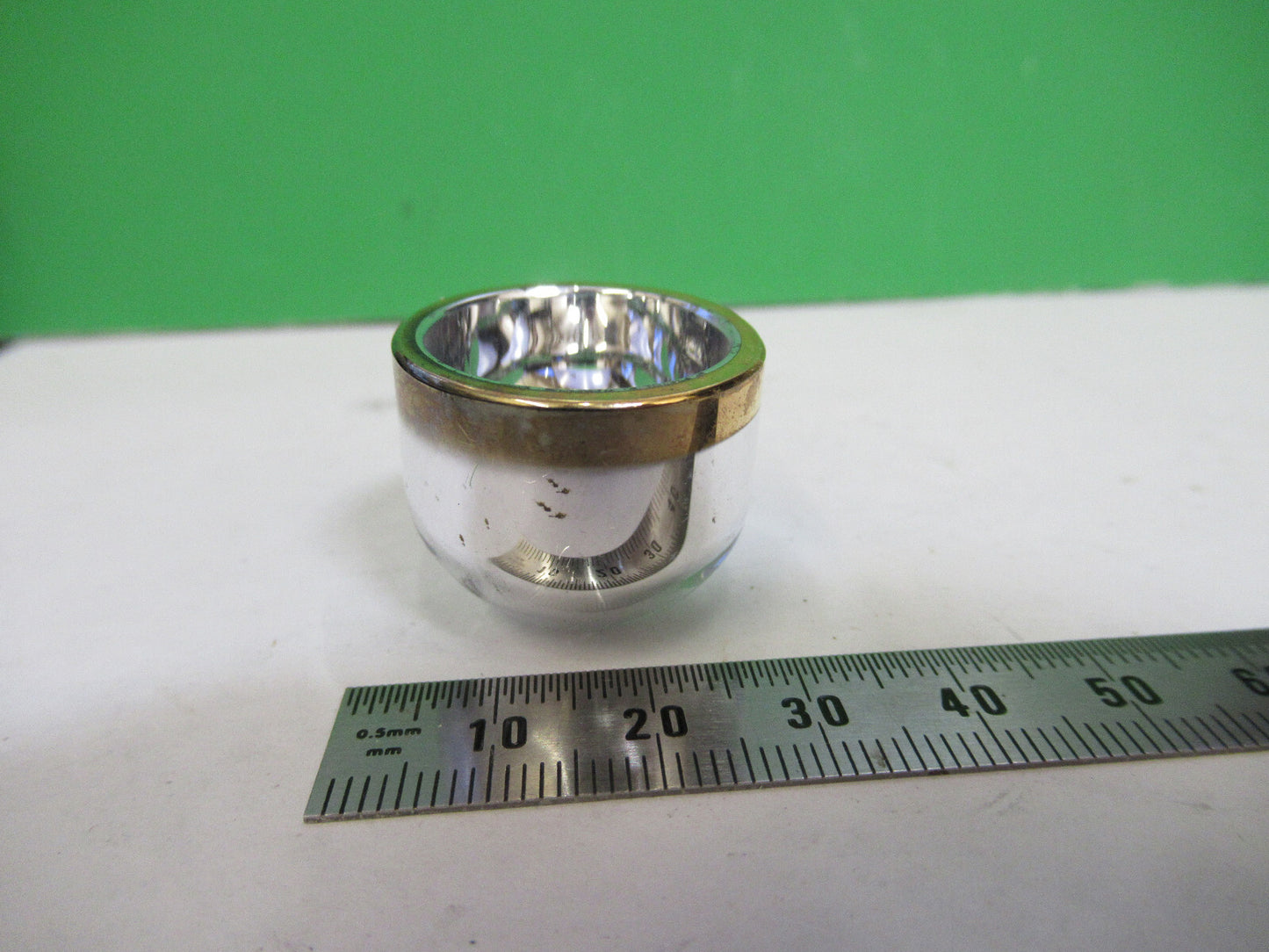 OPTICAL CUVETTE ZERODUR SILVER MIRROR RGL RING LASER GYRO PART OPTICS S7-A-03