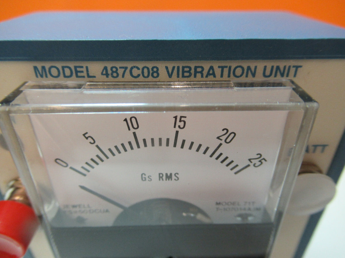 PCB PIEZOTRONICS 487C08 VIBRATION UNIT PORTABLE WITHOUT SENSOR AS IS &16-B-34