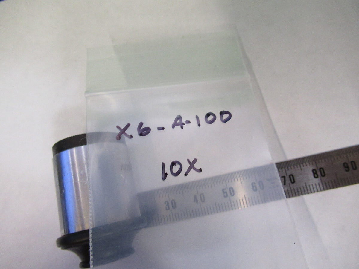 ANTIQUE  10X EYEPIECE LENS OPTICS MICROSCOPE PART AS PICTURED X6-A-100