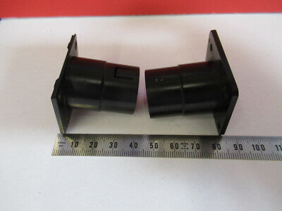 Ernst Leitz Wetzlar Brass Pair Ocular Holder Head Microscope Part
