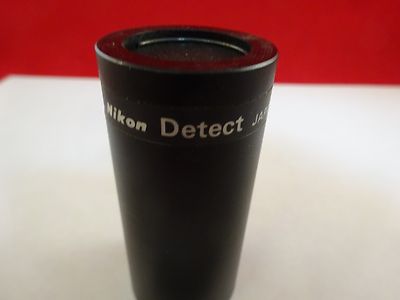 MICROSCOPE PART EYEPIECE NIKON DETECT JAPAN GREEN FILTER OPTICS AS IS BN#L3-E-24