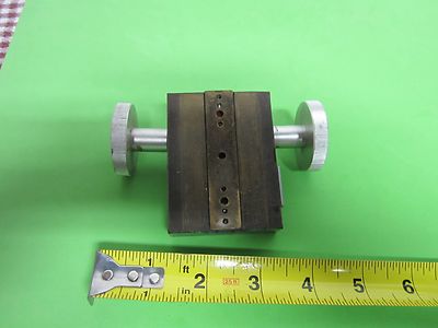 Microscope Stage Part Vintage Ernst Leitz Wetzlar Germany Optics