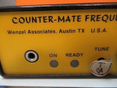 COLLECTABLE WENZEL COUNTER-MATE FREQUENCY STANDARD QUARTZ AS PICTURED &P7-A-19