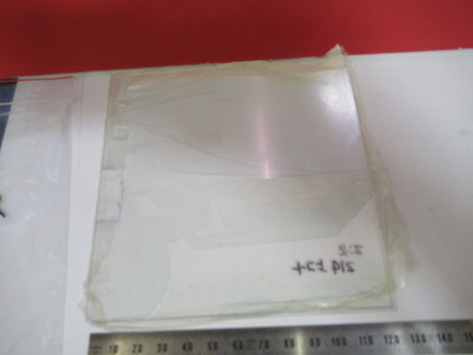 OPTICS  PLATE SANYO HALF MIRROR 50% / 50%  OPTICAL AS PICTURED T1-A-09