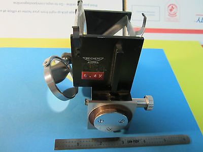 MICROSCOPE PART REICHERT AUSTRIA NEUPOLAR OBJECTIVE + MIRROR OPTICS  BIN#23
