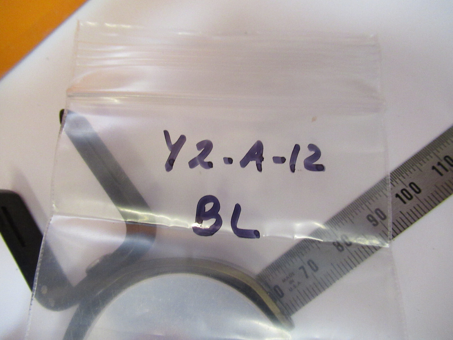 ANTIQUE BAUSCH LOMB MIRROR ASSEMBLY MICROSCOPE PART AS PICTURED Y2-A-12
