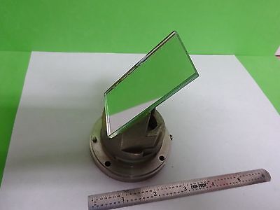 MICROSCOPE PART MOUNTED MIRROR DMRM DMR LEICA GERMANY OPTICS AS IS BIN#A3-N-02