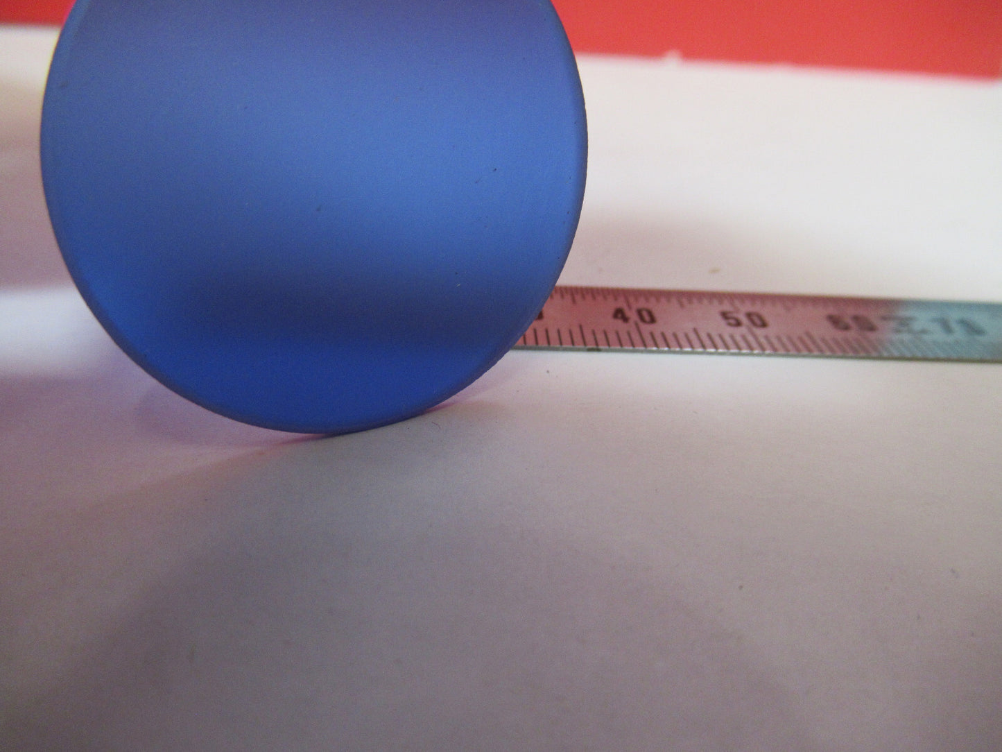 ANTIQUE BAUSCH LOMB BLUE GLASS FILTER OPTICS MICROSCOPE PART AS PICTURED T9-A-43