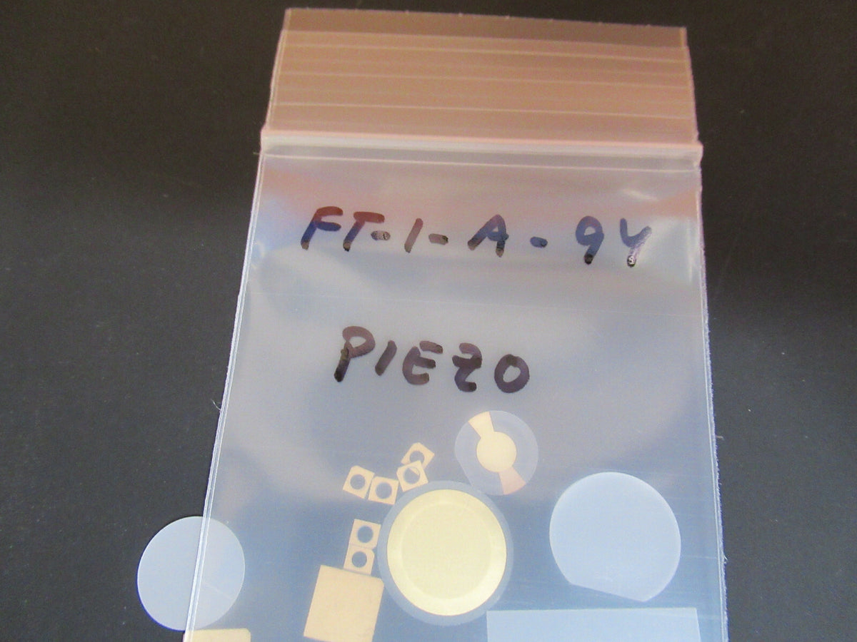 LOT ASSORTED PIEZO QUARTZ PIEZOELECTRIC BLANKS ULTRASONIC SENSOR &FT-1-A-94