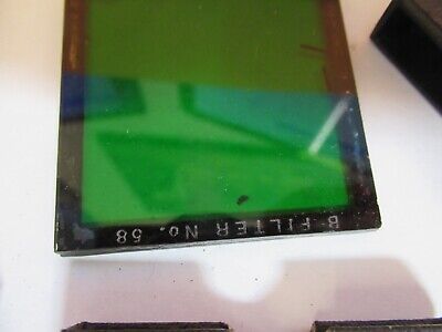 ANTIKE WRATTEN FILTER EASTMAN KODAK OPTICS MIKROSKOPTEIL WIE ABGEBILDET &amp;7B-B-71