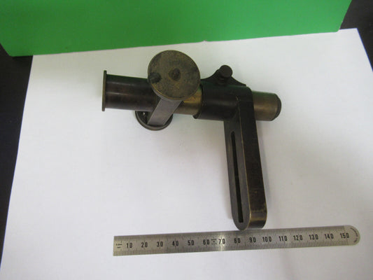 Antique Brass Tubus Frame Unknown Collimator Scope Part