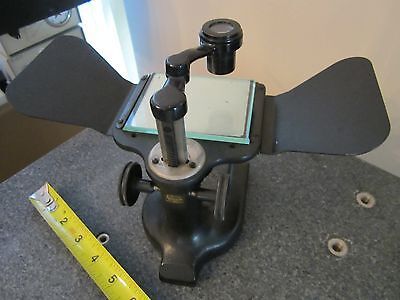 VINTAGE OPTICAL ANTIQUE MICROSCOPE SPENCER BUFFALO  as shown OPTICS #LOBBY