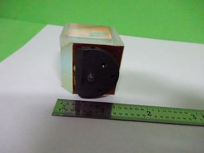 OPTICAL MOUNTED BEAM SPLITTER COATED CUBE LASER OPTICS #W8-03