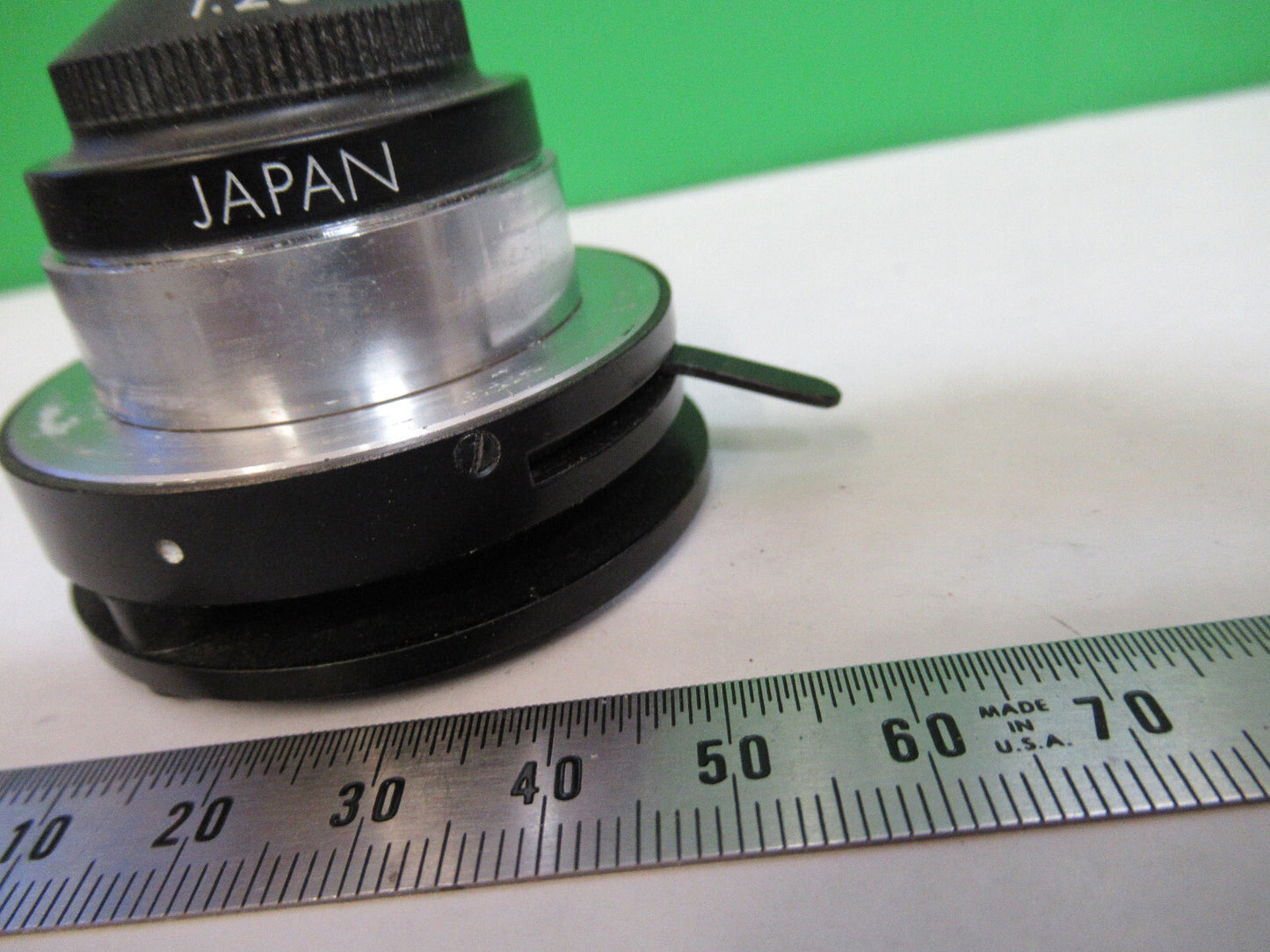 OLYMPUS JAPAN CONDENSER + IRIS OPTICS MICROSCOPE PART AS PICTURED X4-A-32