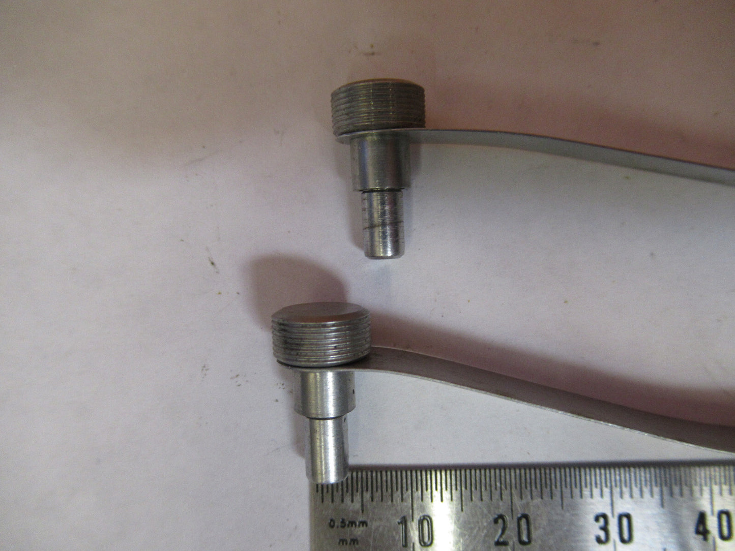 ANTIQUE BAUSCH LOMB PAIR CLIPS AMERICAN OPTICS MICROSCOPE AS PICTURED X6-A-08
