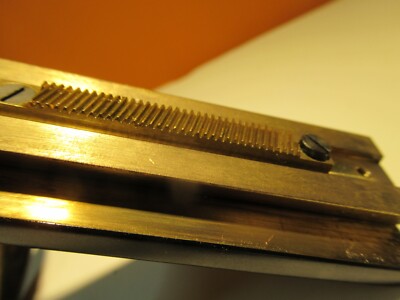 WILD M20 SWISS BRASS CONDENSER HOLDER MICROSCOPE PART as pictured &55R-B-29